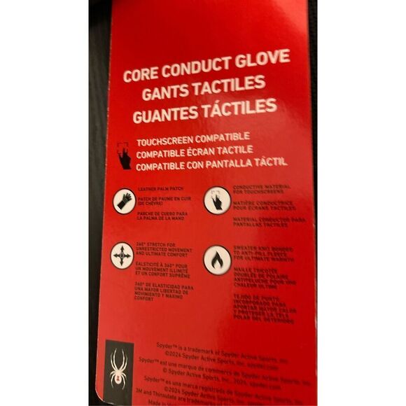 Spyder 3M Thinsulate Gloves Size Large - Picture 4 of 5